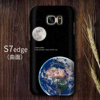 Gambar Earth S7edge S8 layar melengkung set telepon beberapa shell