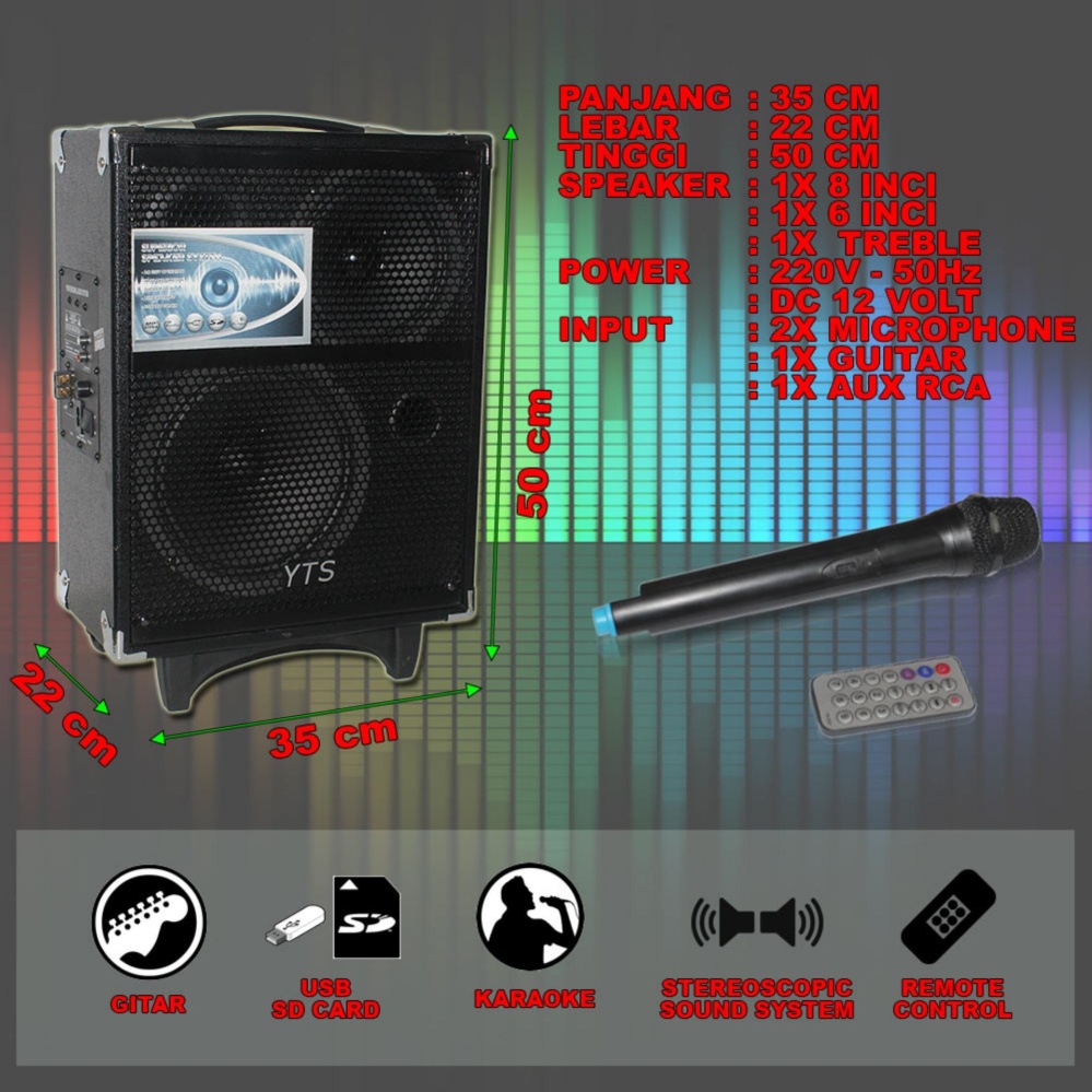Harga Terendah EELIC SPR 168 Sound Sistem Speaker Super Bass Speaker EELIC SPR 168 Sound Sistem Speaker Super Bass Speaker Aktif