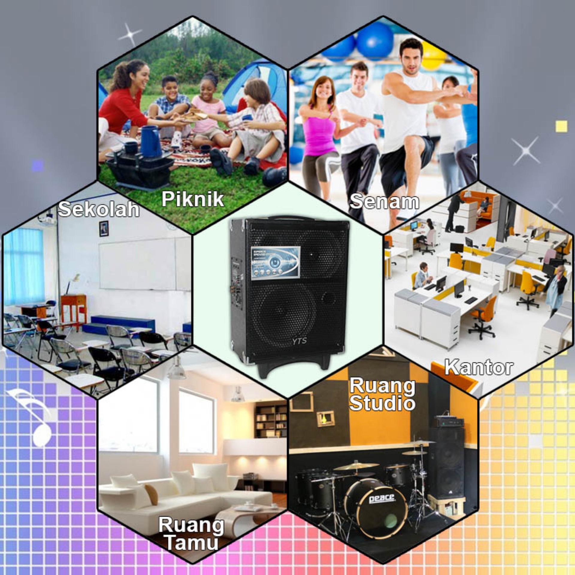 Harga Terendah EELIC SPR 168 Sound Sistem Speaker Super Bass Speaker EELIC SPR 168 Sound Sistem Speaker Super Bass Speaker Aktif