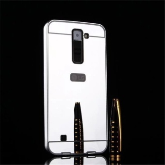 Jual Elaike For LG K8 2 in 1 Luxury Aluminum Metal Mirror PC Phone
CoverCase (Silver) intl Online Terbaru