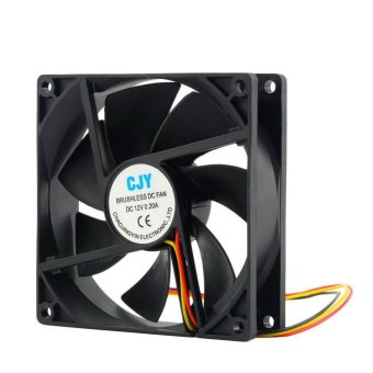 Gambar ELEC 12V 3 Pin 9cm 90 x 25mm 90mm CPU Heat Sinks Cooler Fan DCCooling Fan 65 CFM   intl