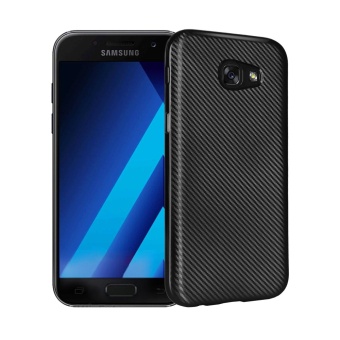 Gambar Electroplating Carbon Fiber Soft TPU Phone Casing for Samsung Galaxy A5 (2017) SM A520   Black   intl