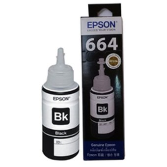 Gambar Epson T6641 Tinta Botol Epson L100 Series 70ml   Black   Paket 2Pcs