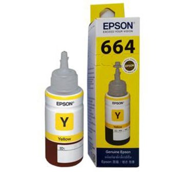 Gambar Epson Tinta T6644 L100 Yellow 70ml   Paket 2Pcs