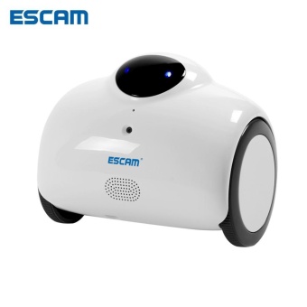 Gambar ESCAM Robot QN02 Smart WiFi IP Camera 720P 1MP Two way Talk Tone Modification Remote Control   intl