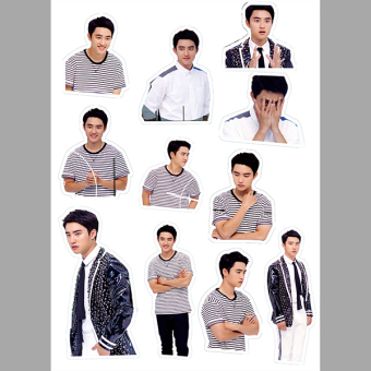 Gambar EXO Sekeliling Sisi Bergin Stiker Majalah