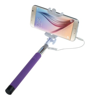 Gambar Extendable Handheld Self portrait Holder Monopod Stick For CellPhone PP   intl
