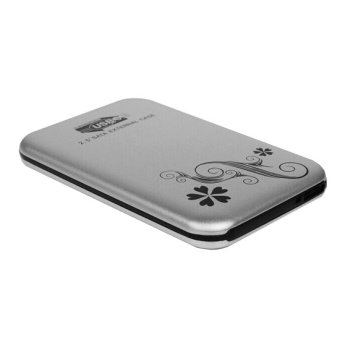 Gambar Fang Fang USB 3.20 HDD Hard Drive External Enclosure 2.5 Inch SATAHDD Case Box (Silver)