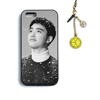 Gambar Fanstown EXO kpop SING FOR YOU iphone5 5s case + Dust plug charm(006)   intl