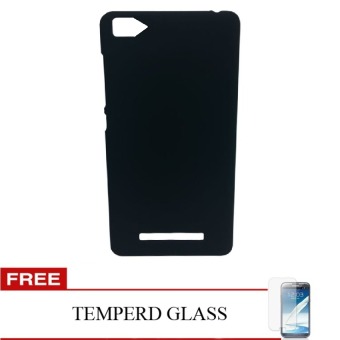 Gambar Fashion Case Xiaomi MI4i Hard Case   Hitam + Gratis Tempered Glass