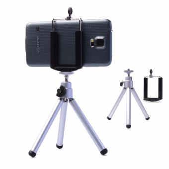 FDT Tripod Mini For Handphone And Camera + Hodel U + Free RemoteShutter + Free Universal Lens Clip + Free FDT-03 Selfie StickTongsis Monopod