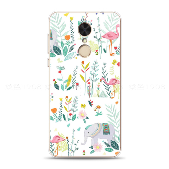 Gambar Flamingo 360n5 n4 sen departemen bantuan tanaman telepon shell soft cover