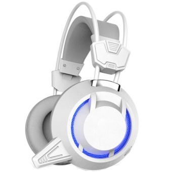 Gambar Flash Gaming Headset Headphone In Protable Audio Earphone  (white)   intl