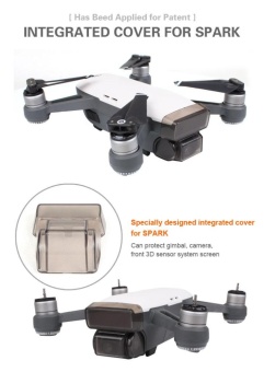 For DJI Spark Drone Camera Screen Cover Gimbal 3D Sensor IntegratedProtector - intl