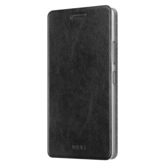 Gambar For Samsung Galaxy A7 (2017)   A720 Crazy Horse Texture HorizontalFlip Leather Case with Holder (Black)   intl