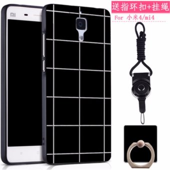 Gambar For XiaoMi MI 4 M4 Case 3D Stereo Relief Painting Protective CaseBack Cover(Multicolor 1) intl