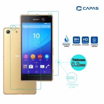 Gambar Front Back Tempered Glass Full Body Protective Film Guard For Sony Xperia M5 Dual E5633   Int L   intl