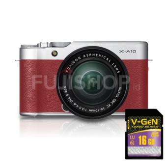 Fujifilm X-A10 Kit XC16-50mm - Brown  