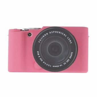 Gambar Fujifilm X A2 X A1 X M1 Silicone Case Sarung Silicon   Pink
