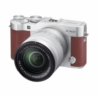 Fujifilm X-A3 Kit Lens 16-50mm Kamera Mirrorless - Brown  