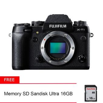 Fujifilm X-T1 Body Only Black Free Memory SD ULTRA 16GB & Instax Share SP-2  