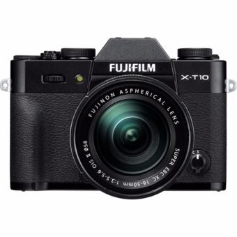 Gambar Fujifilm X T10 Black Mirrorless   16 50mm Lens