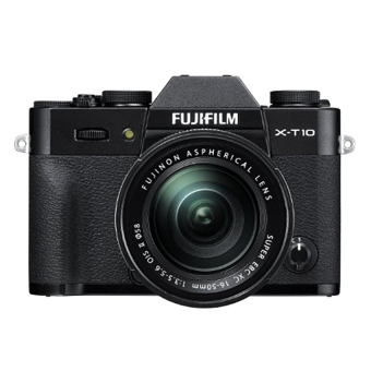 FujiFilm X-T10 kit XC 16-50mm F3.5-5.6 OIS - 16MP - Hitam  