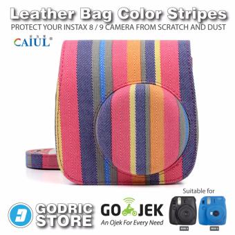 Godric Fujifilm Leather Bag Kamera Instax Mini 8 9 Tas