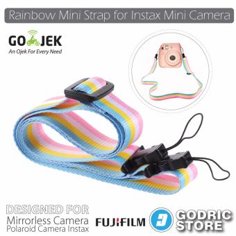 Gambar Godric Rainbow Neck Shoulder Strap   Tali Kamera Mirrorless  Instax