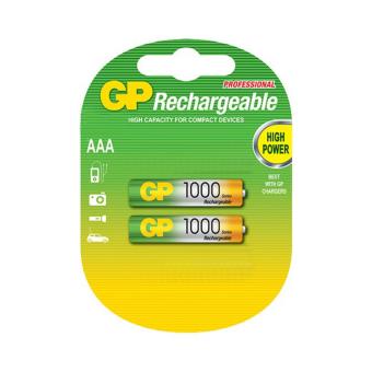 Gambar GP Batteries Rechargeable 1000 mAh AAA   A3 2PCS