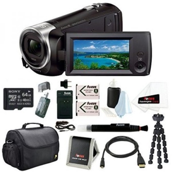 Gambar GPL  Sony HD Video Recording HDRCX405 HDR CX405 B HandycamCamcorder (Black) + Son... ship from USA   intl
