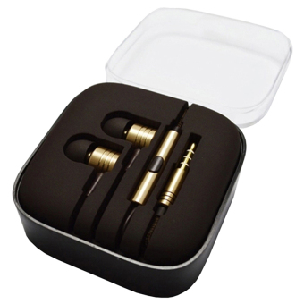 Gambar Gracefulvara 3.5mm In Ear Headphones Piston Applicable for xiaomi 32A 2S 4 (Gold)