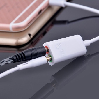 Gambar Gracefulvara laptop headset splitter headset two in one conversion cable microphone audio adapter one minute two   intl
