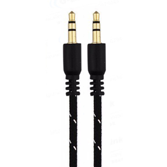 Gambar GStation AUX Audio Cable Male To Male   Black