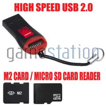 Gambar GStation High Speed USB 2.0 Mini Micro SD T Flash TF M2 Memory Card Reader
