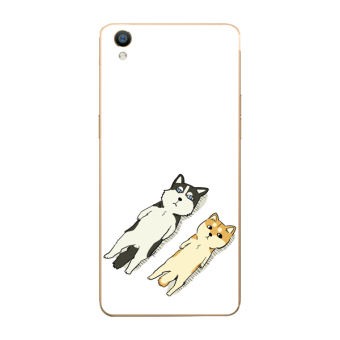 Gambar Ha Anjing Oppor9 R9plus F1 Jepang Dan Korea Selatan Menyenangkan Dua Lanyard Soft Shell