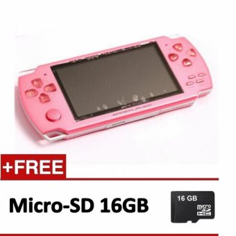 Gambar Handheld Game Console 4.3 inch screen mp4 player MP5 game player real 8GB support for psp game,camera,video,e book + 16GB Memory Card   intl