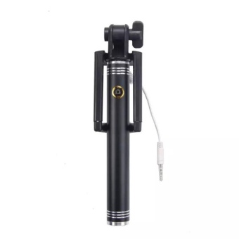 Gambar Handheld Self Pole Tripod Monopod Aluminum Stick For Smartphone BK  intl