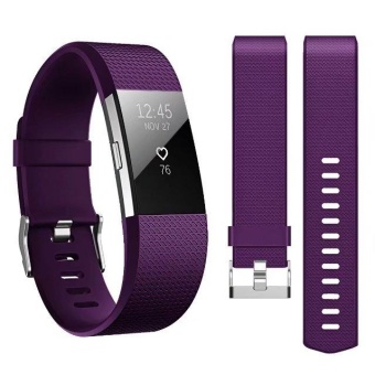 Gambar Hanlesi Band for Fitbit Charge 2 , TPU Soft Silicone AdjustableReplacement Sport Strap Band for Fitbit Charge2 Smartwatch HeartRate Fitness Wristband   intl