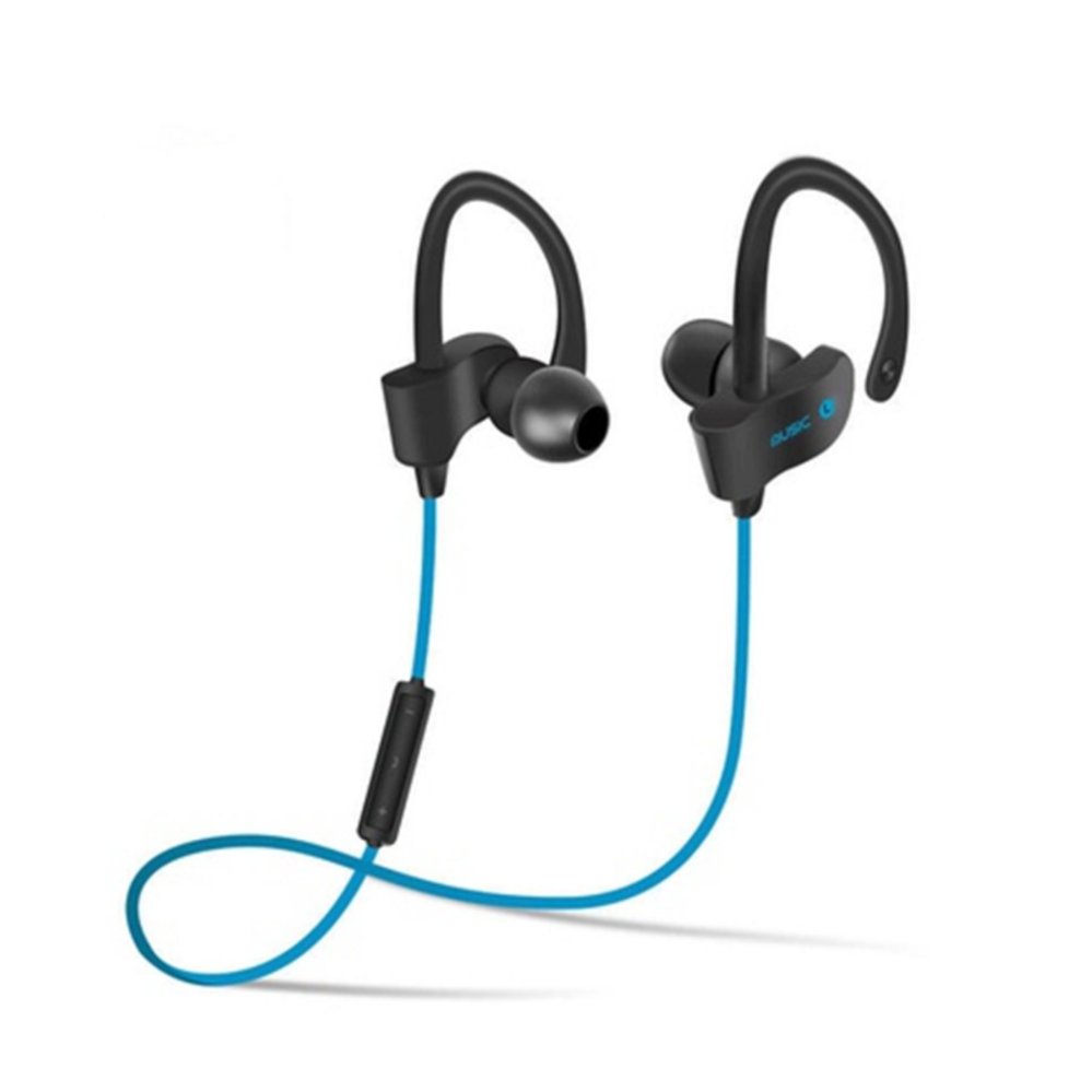 Hanyu Sport Berlari Stereo Blutooth Headphone Blutooth 4.1 Nirkabel In-Ear Earphone Headset untuk IPhone/Android (Hitam) -Intl
