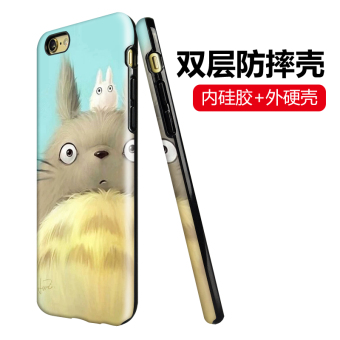 Gambar Hayao Miyazaki 6iphone6plus lucu kartun cangkang keras My Neighbor Totoro