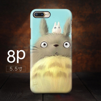 Gambar Hayao Miyazaki iphone8plus lucu kartun cangkang keras My Neighbor Totoro