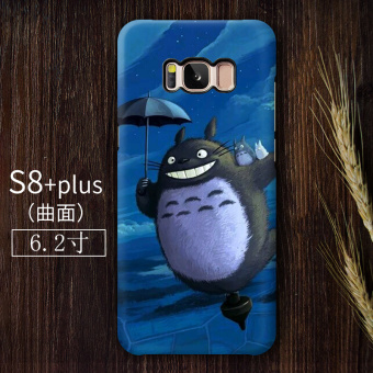 Gambar Hayao Miyazaki s8 s8plus Note8 lucu Permukaan merek Drop cangkang keras My Neighbor Totoro