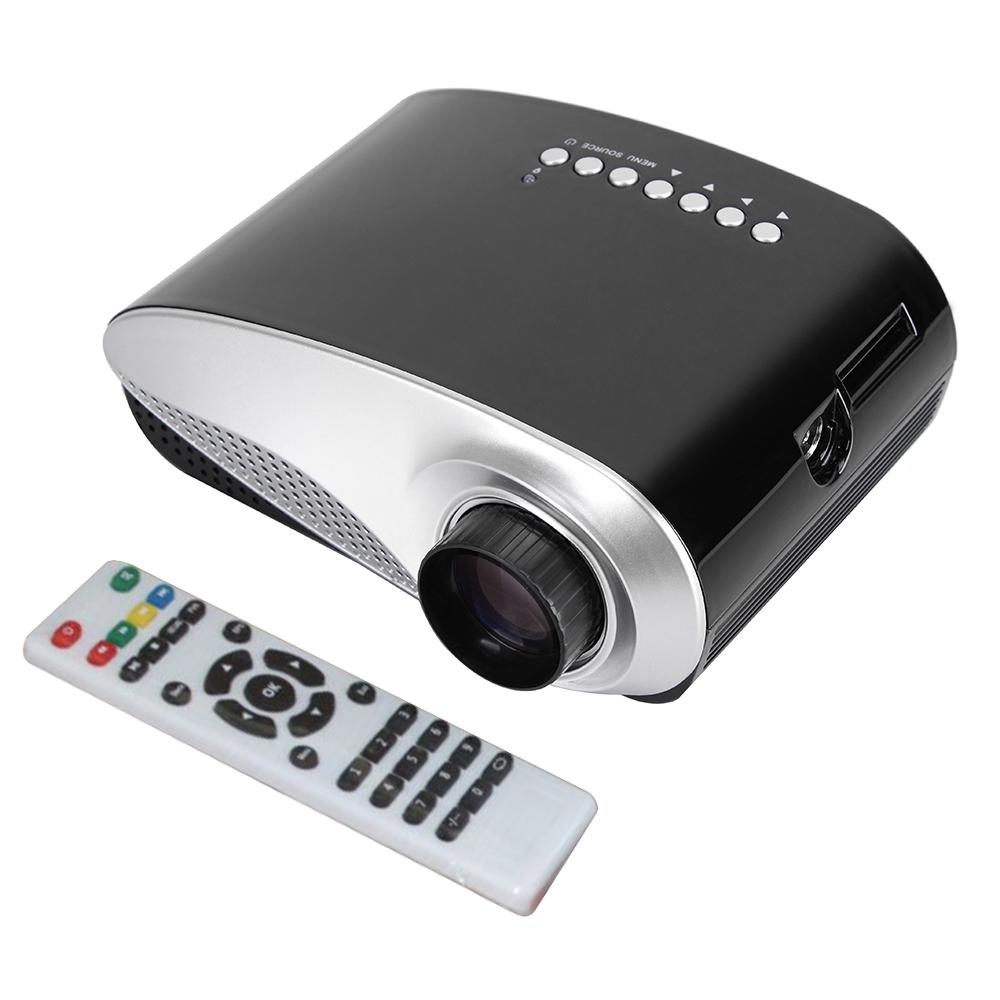HD LED Projector Full HD 1080P Home Cinema Theater Projection Machine Support PC Laptop Multimedia Player HD VGA USB AV Port Enjoy Video Movie Game for Business Education Training & Home Entertainment Use - intl