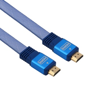 Gambar HDMI Cable 1.5M For PS3 DVD HDTV XBOX LCD HD TV 1080P Flat Cable BU  intl