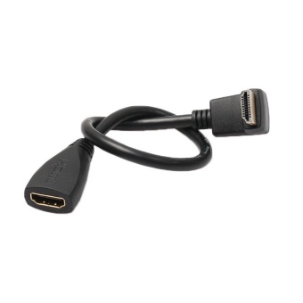Gambar HDMI High Speed Safe 0.3M Long Gold Plated Connectors Cable 90 Degree Up Angle   intl