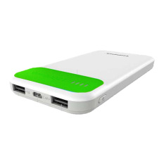 Hippo Power Bank ATLAS 12000mAh - Putih / Hijau - Simple Pack