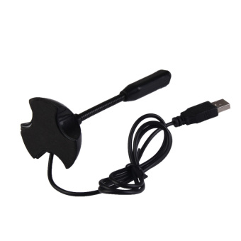 Gambar Hitam stan studio mini USB desktop pc laptop mikrofon untuk pidatoNetbook