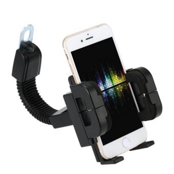 HEMAT Holder Spion Stand Bracket Handphone dan GPS Untuk Semua Sepeda
Motor - Black