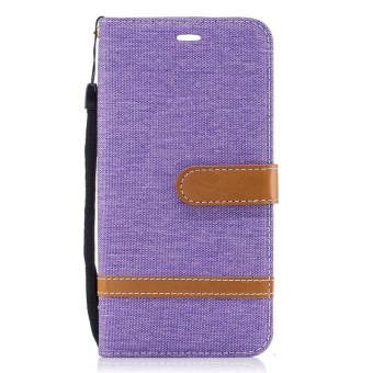 Gambar Huawei p10plus vky al0 denim kain clamshell dompet set ponsel